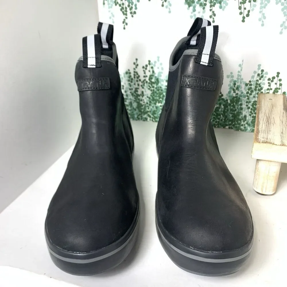 Extratuf Black Leather Waterproof Ankle Boot XAL-000 Men’s Size 10 EUC